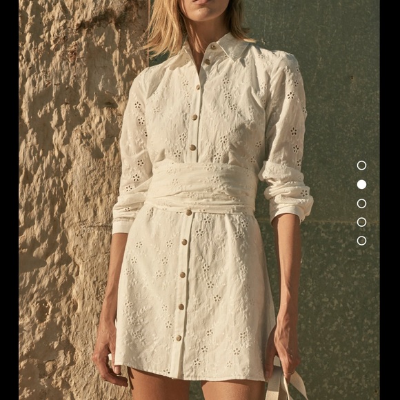 Zara Dresses & Skirts - ZARA Openwork Embroidered Dress